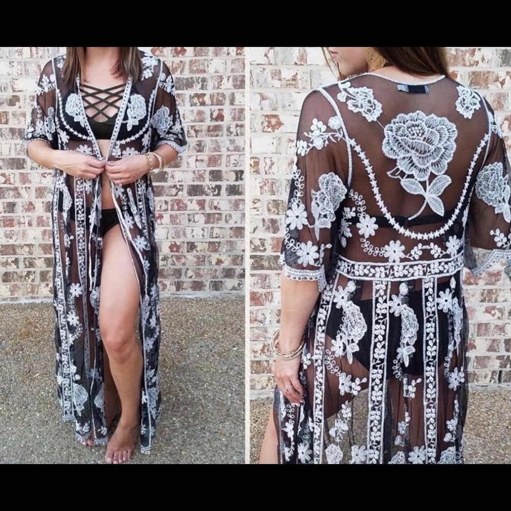 Beautiful lace kimono